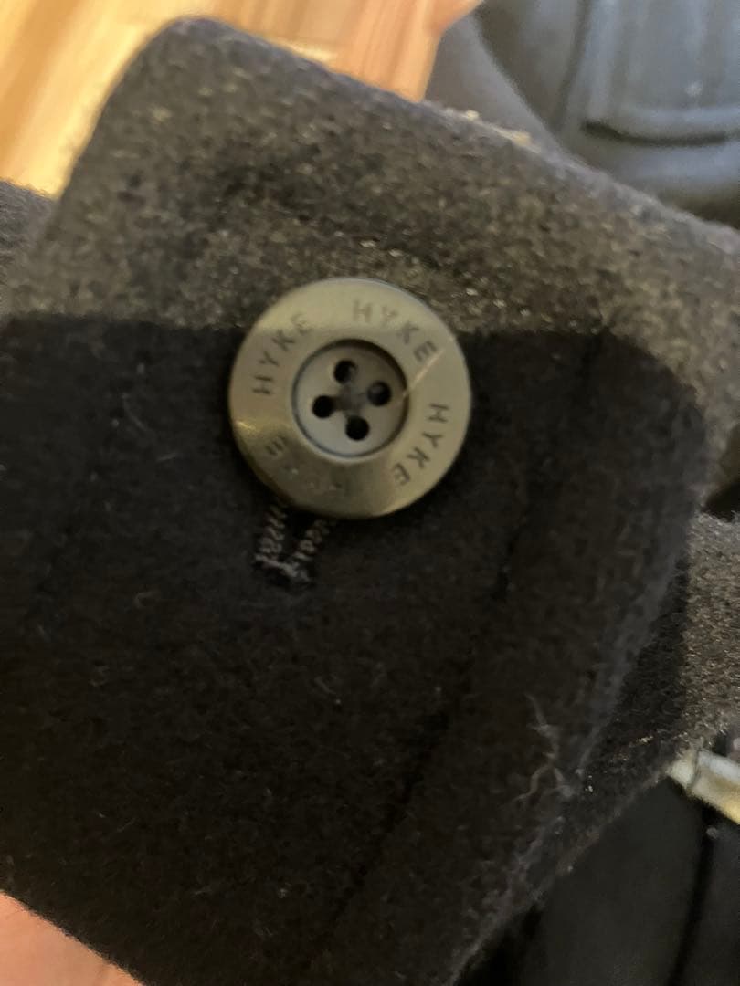 HYKE ダッフルコート　ネイビー　Sサイズ