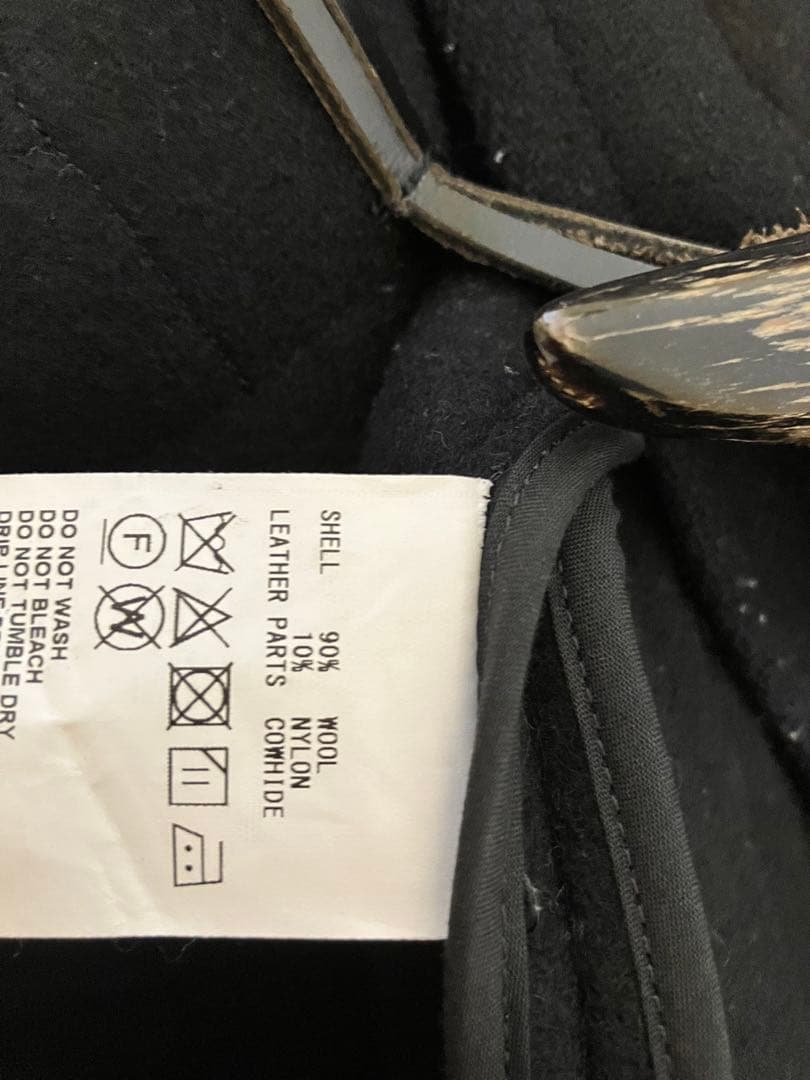 HYKE ダッフルコート　ネイビー　Sサイズ