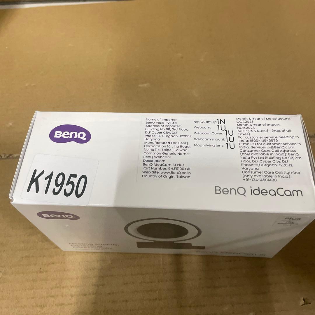 BenQ ideaCam S1 Plusライブデモウェブカメラ