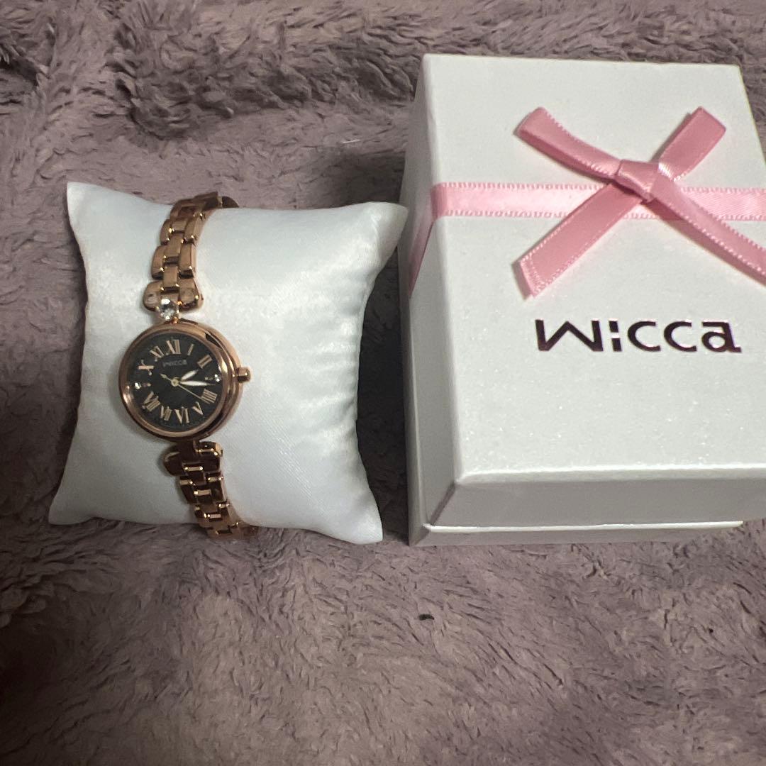 即購入可　wicca 腕時計　ソーラー