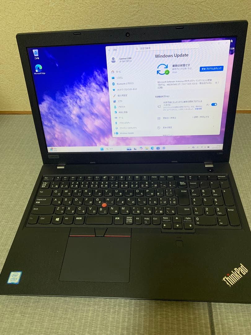 訳あり！ThinkPad L580 Core i5 8250U メモリ 8GB