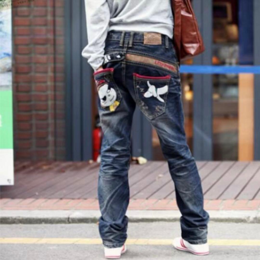 ロリータジーンズ　デニム　パンツ　奈良美智さんコラボ　希少　y2k