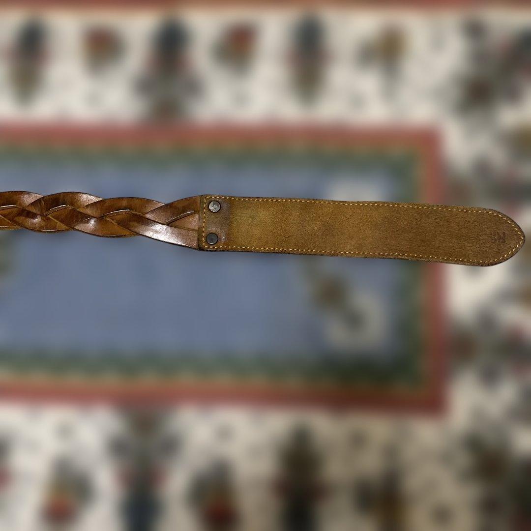 RRL レザーダブルリングベルト　34