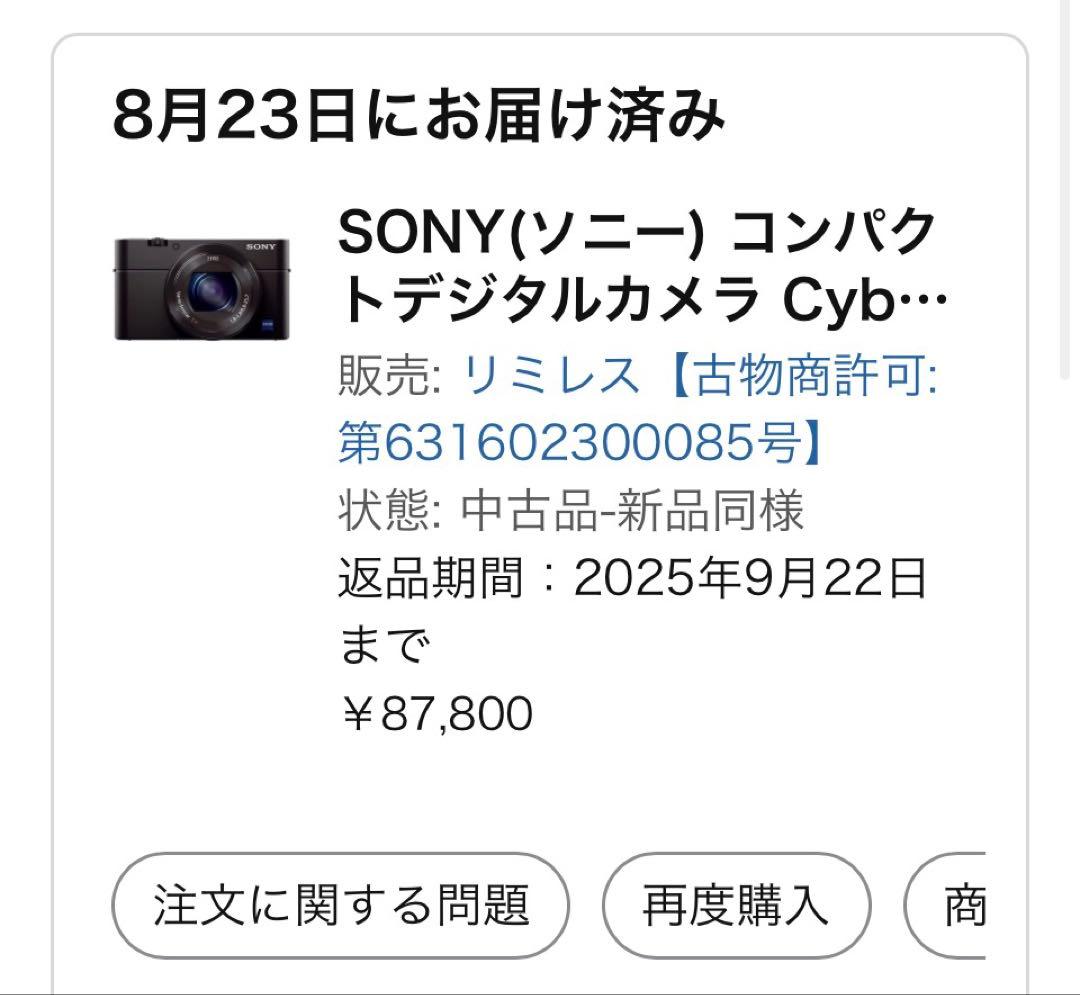 SONY Cyber-shot RX100III 【極美品】