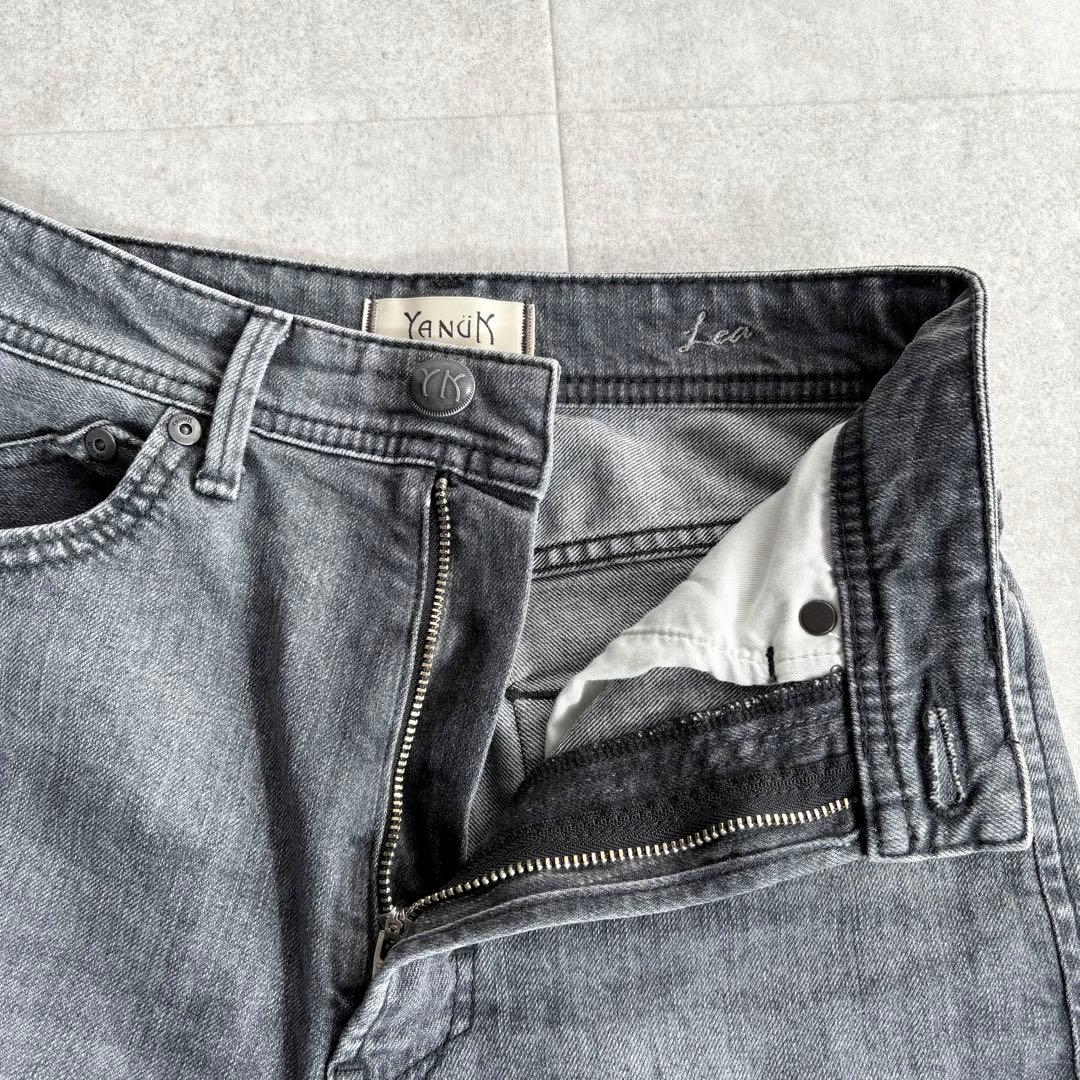 美品✨現行 YANUK LEA ボーイズストレートデニムパンツ VGY 22
