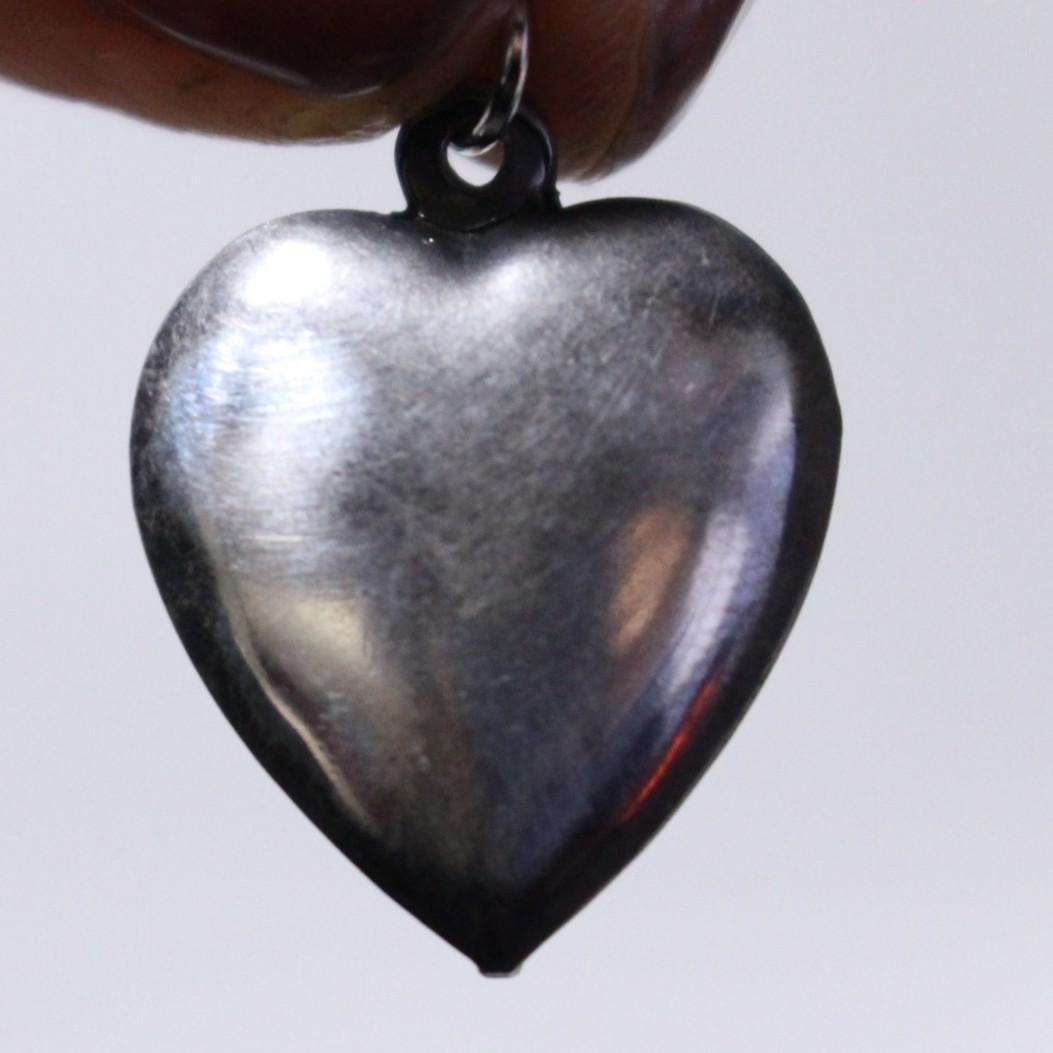 30s　スウィートハートジュエリー　WW2　ギフトに　ハート　バラ　ローズ　薔薇