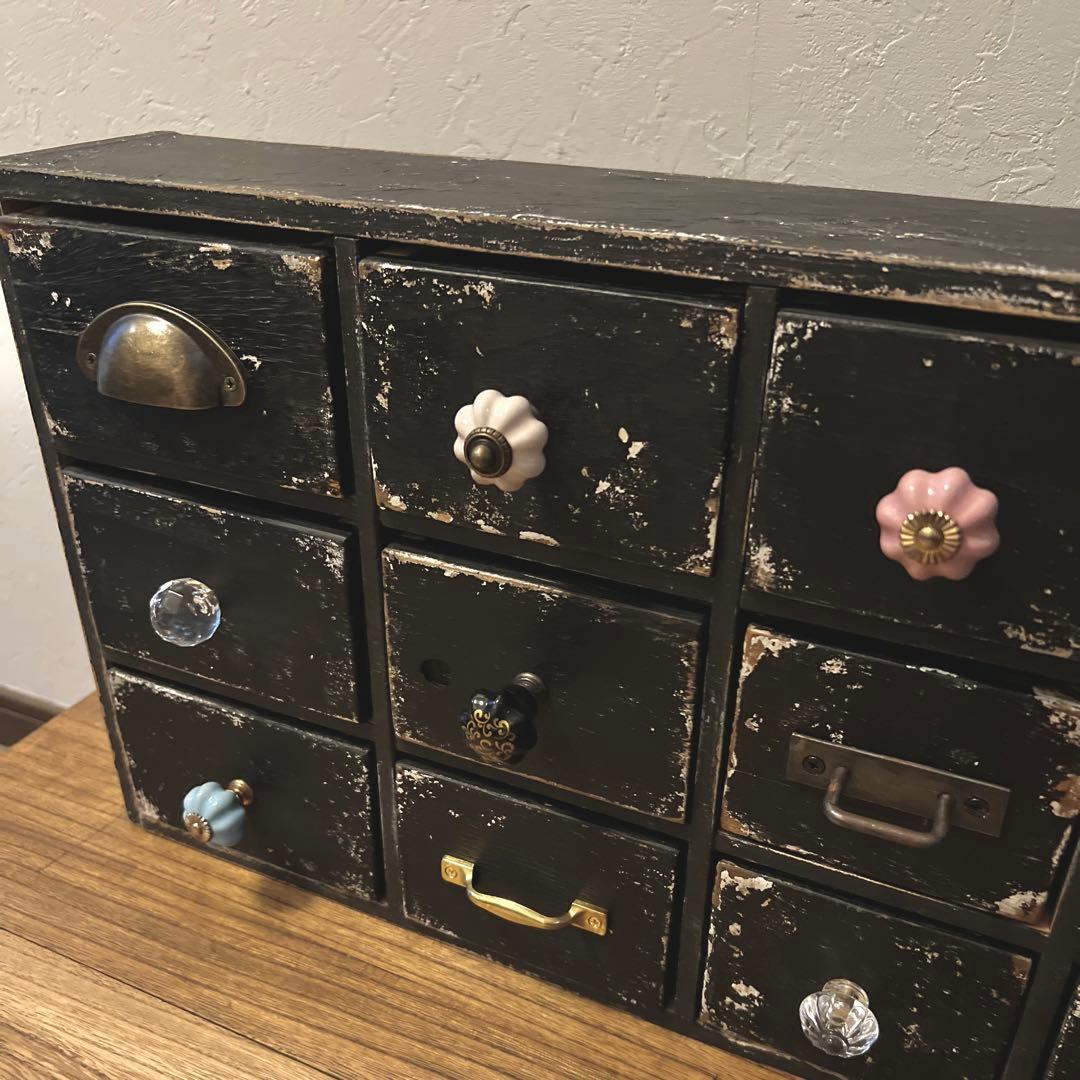 ミニチェスト ドロワー　小物収納　アンティーク