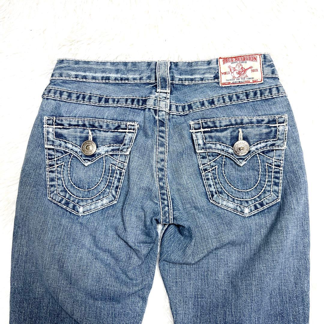 トゥルーレリジョン joey ブーツカット フレア デニム ブルー 26インチ
