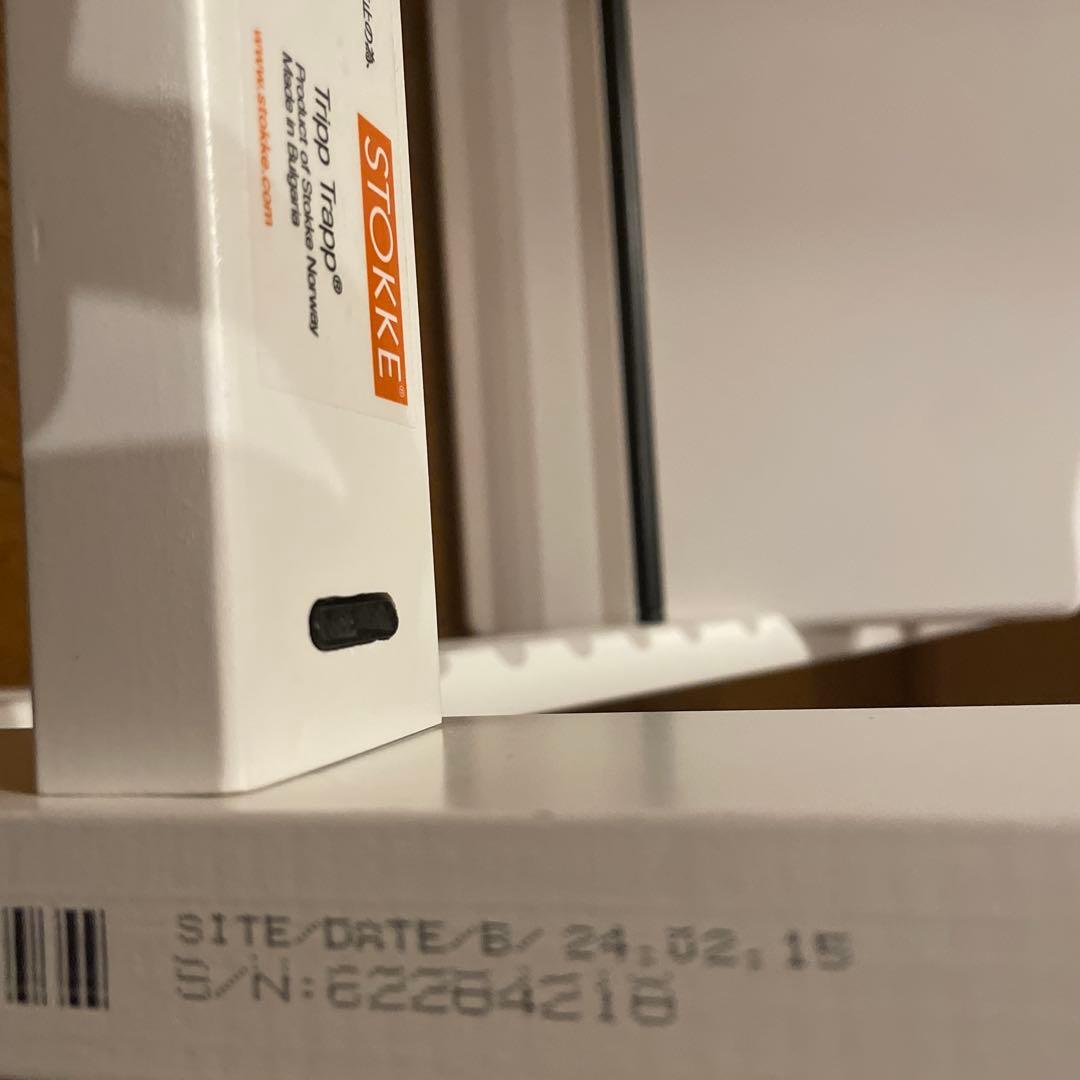 ＊美品＊ストッケ　トリップ トラップ　ベビーチェア+ベビーセット　ホワイト