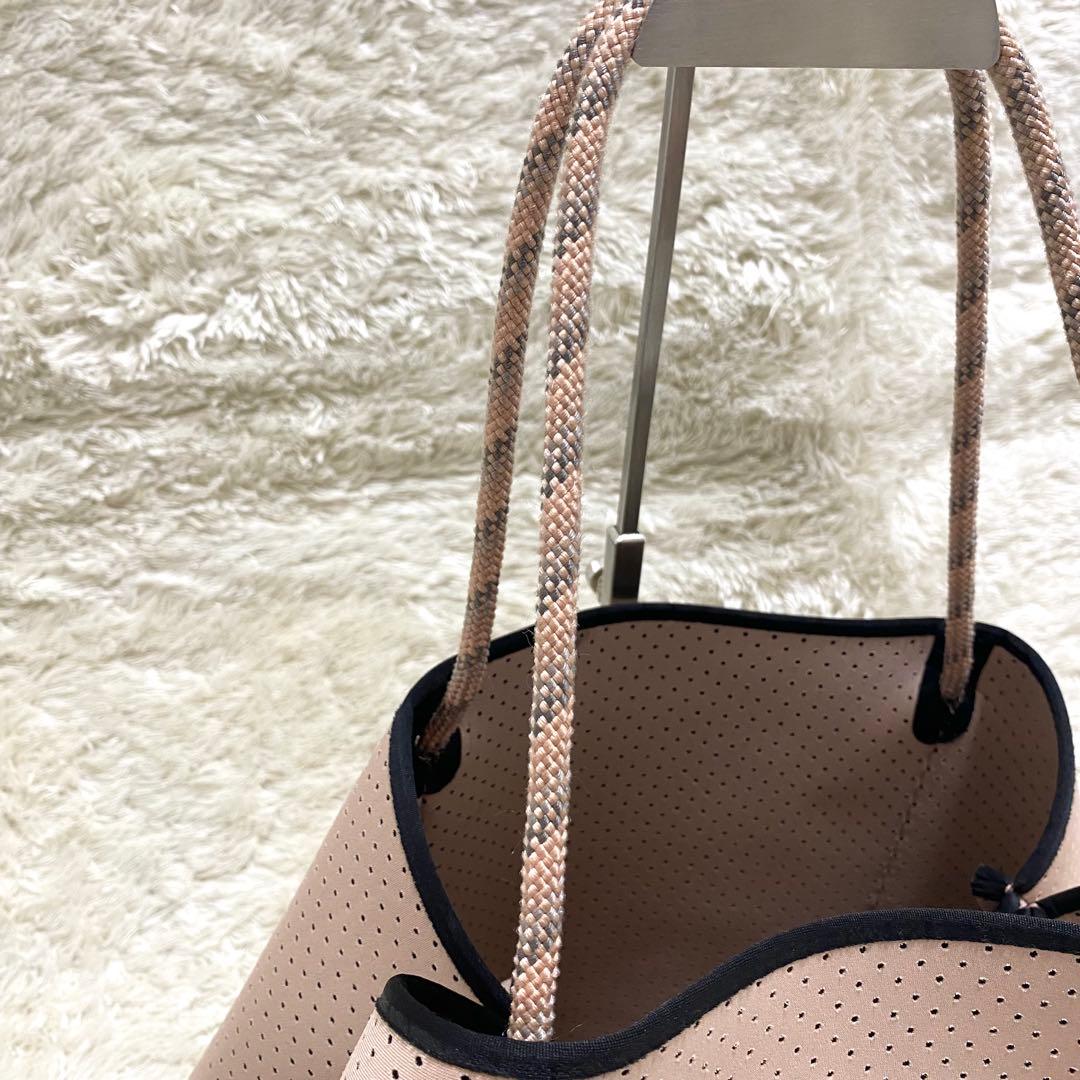 ステイトオブエスケープ トートバッグ 大容量 ポーチ　ブラッシュ ピンク　保存袋