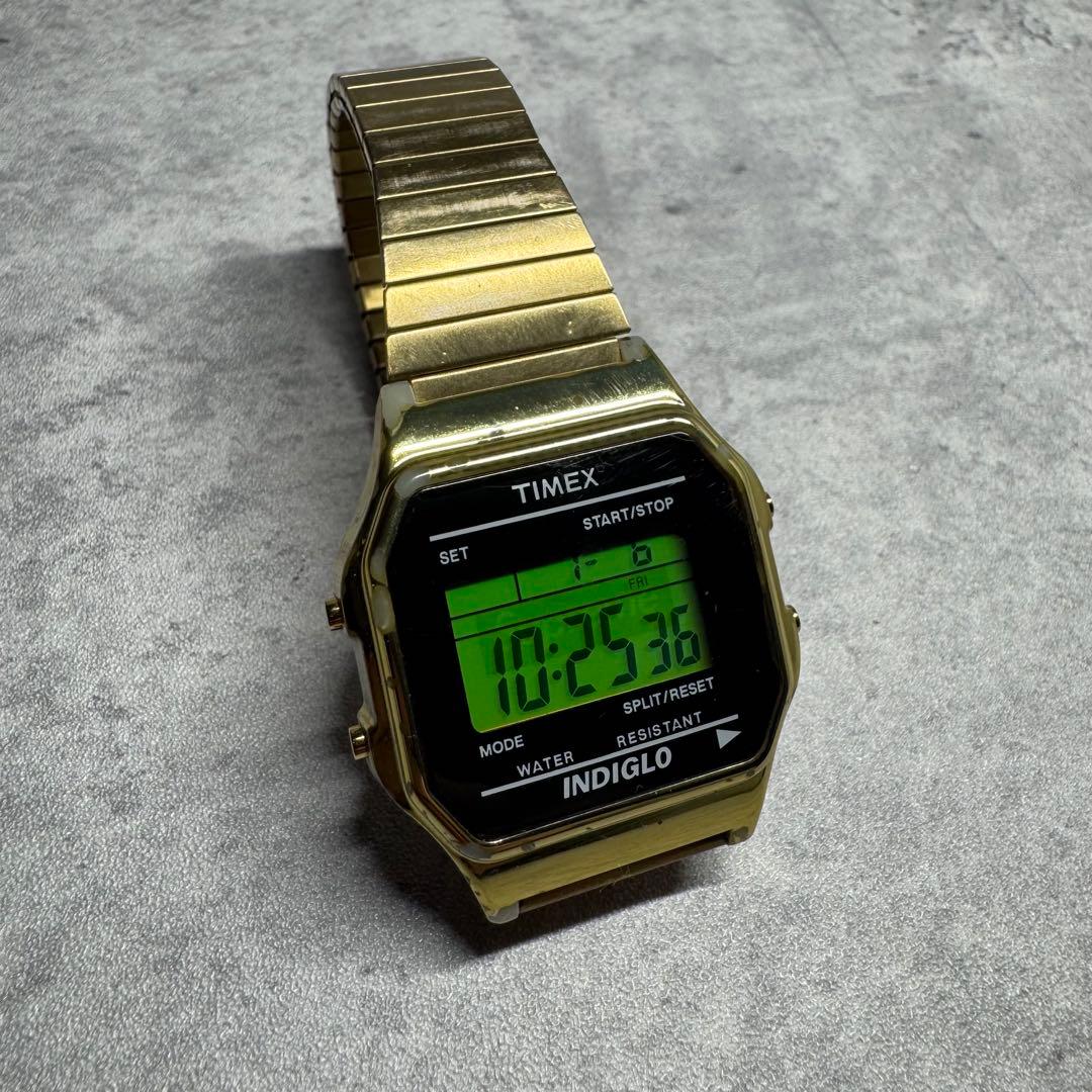 Supreme TIMEX 腕時計 Digital Watch マルジェラ 金
