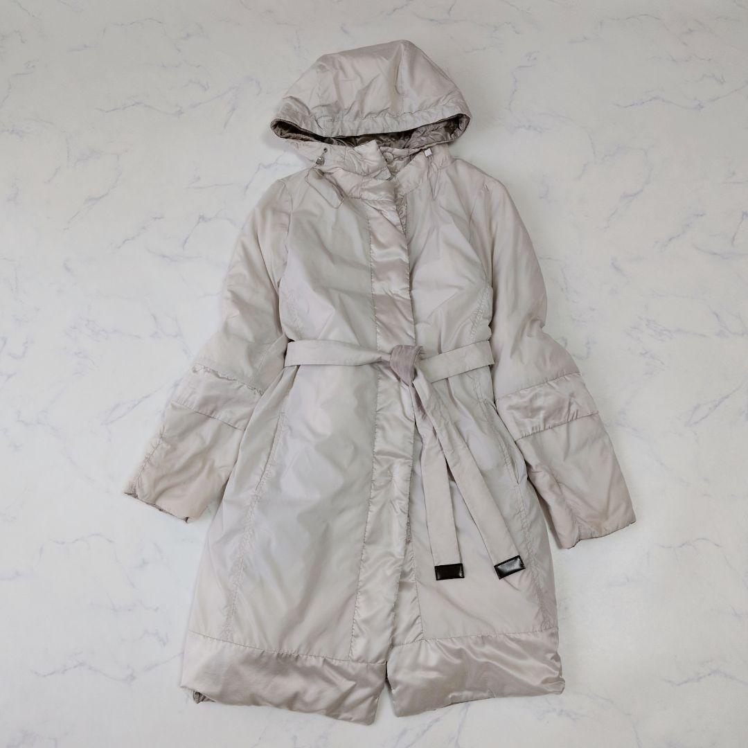 エスマックスマーラ ダウンコート ロング リバーシブル ベルト 36 4way