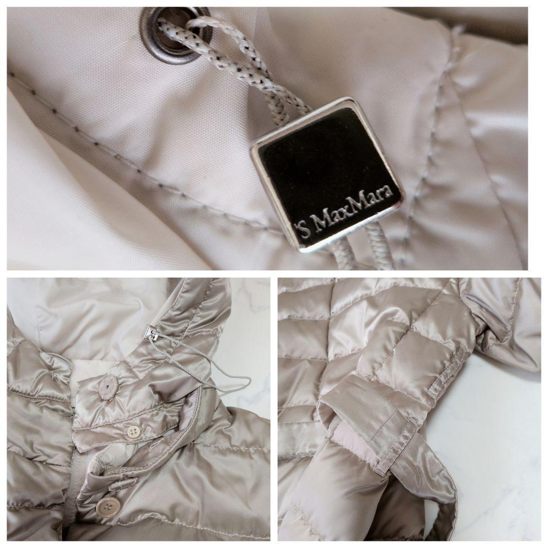 エスマックスマーラ ダウンコート ロング リバーシブル ベルト 36 4way