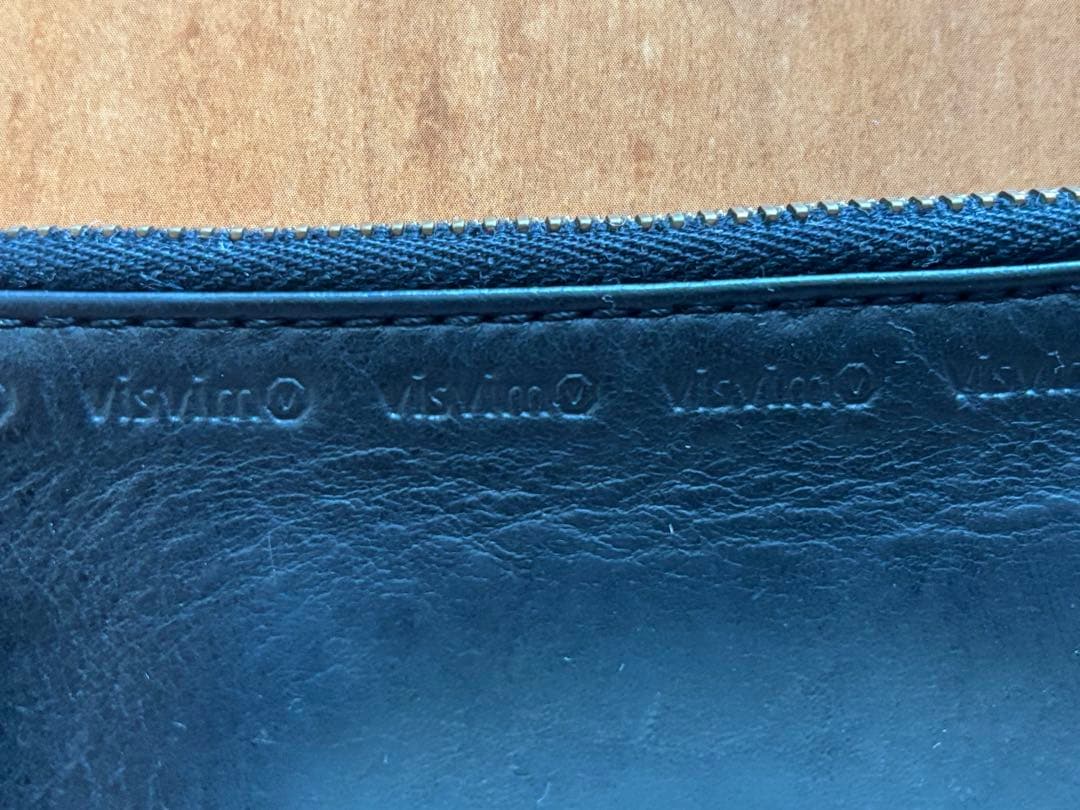 visvim LEATHER WALLET ブラック