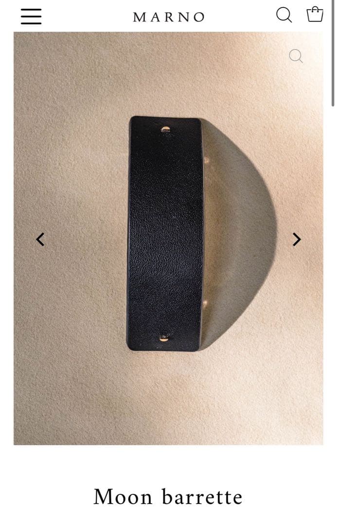 Marno Moon barrette マーノムーンバレッタ　丸林広奈