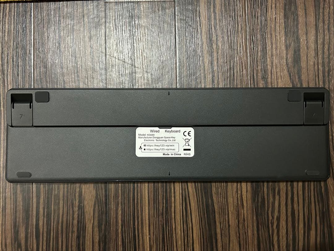 【新品未使用】KG689 日本語配列 キーボード 本体 ショートカットキー