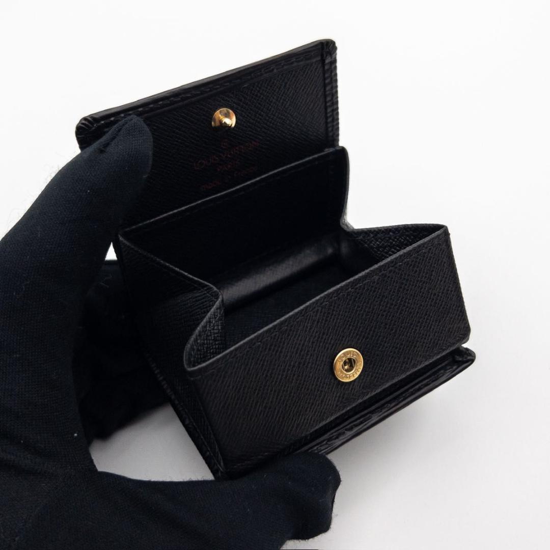 【極美品】ルイヴィトン　ポルトモネボワット　エピ　ケース　小銭入れ　黒