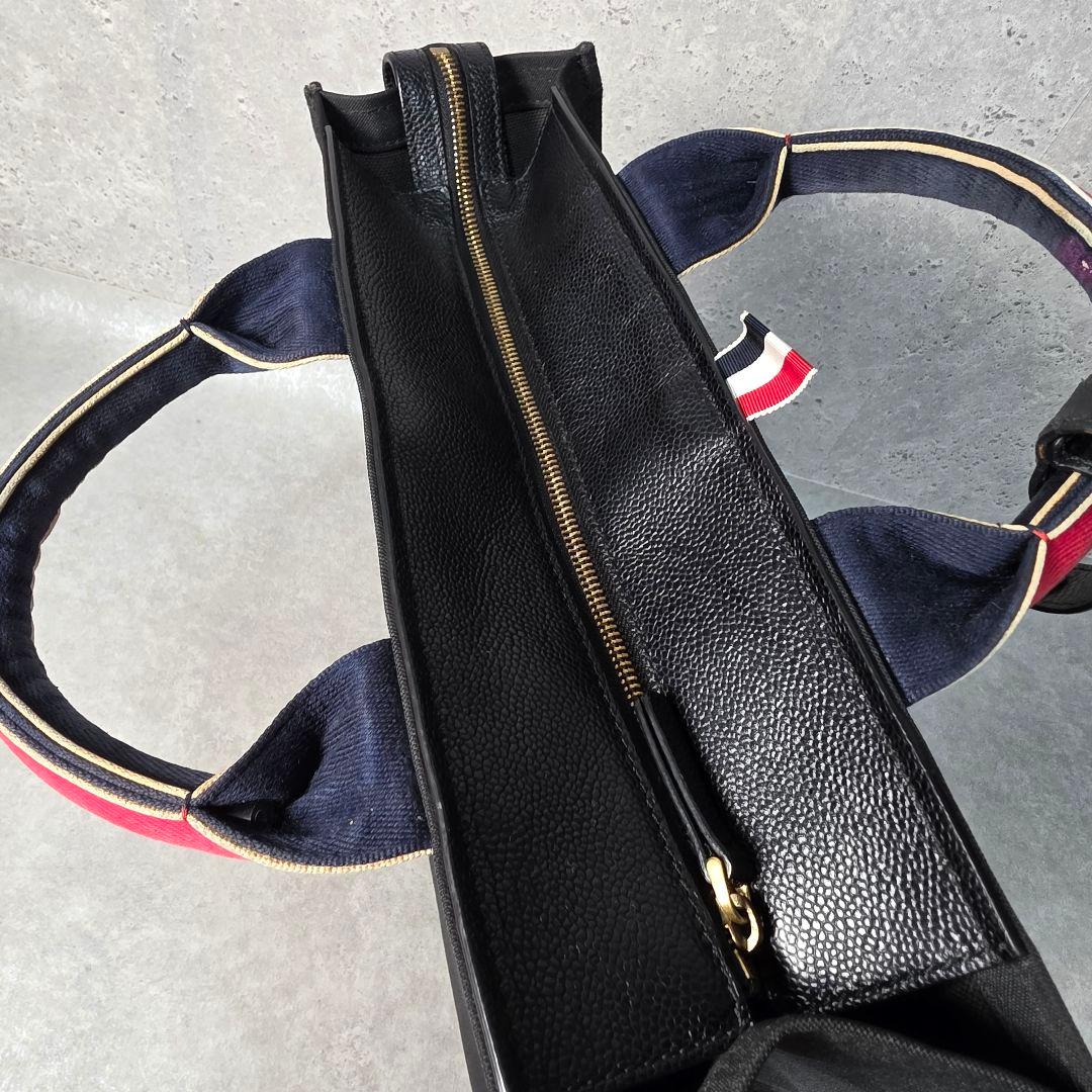 Thom Browne トムブラウン ナイロン トートバッグ ブラック