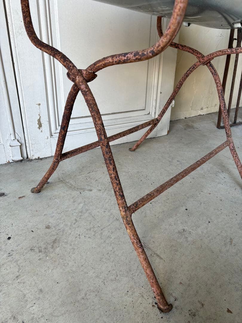 ベビーバス　アンティーク　ホーロー