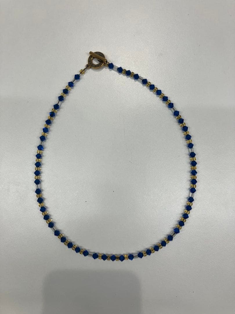 ヤジロ yajiro 846 ネックレス　ブルー