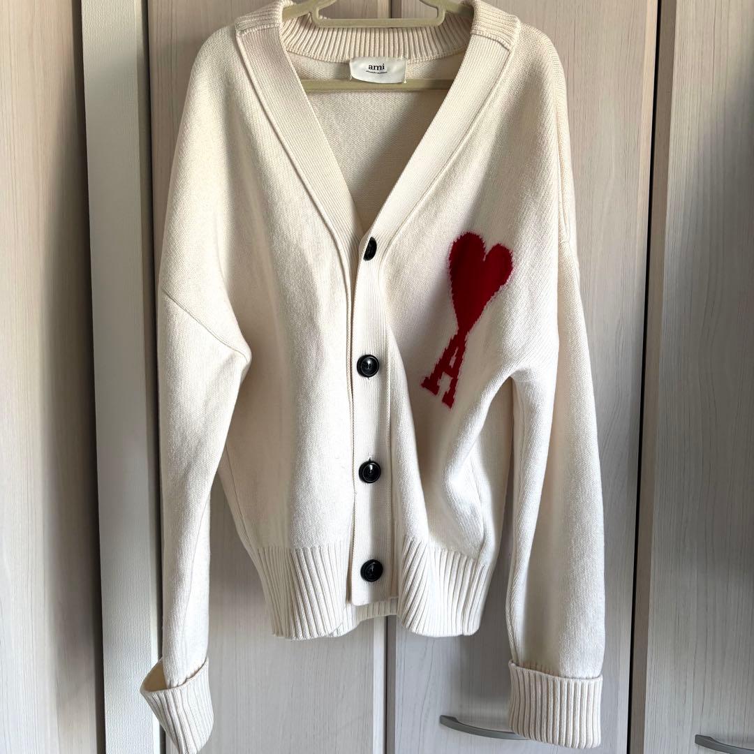 ⭐︎Ami paris⭐︎ニットカーディガン ホワイト