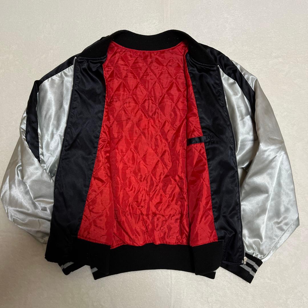 星姫 ホシヒメ スカジャン 龍 ドラゴン ブラック×シルバー×レッド