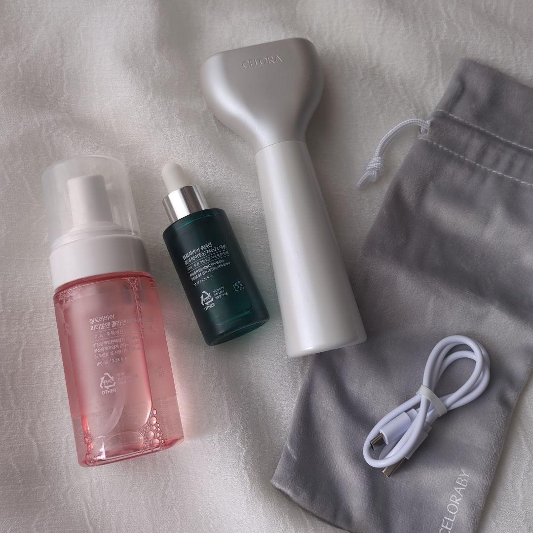 多機能美顔器PENTA-SHOTとコラーゲンマスク、セラムのセット