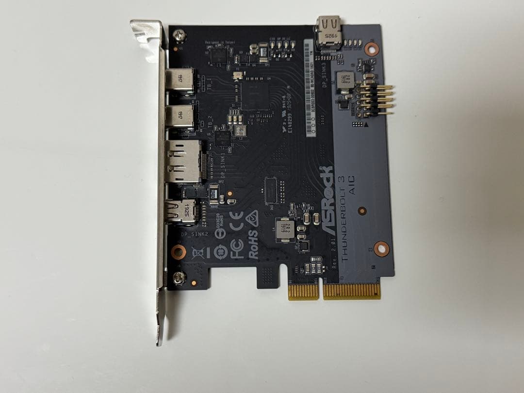 ASUS AsRock Thunderbolt PCIe 拡張カード