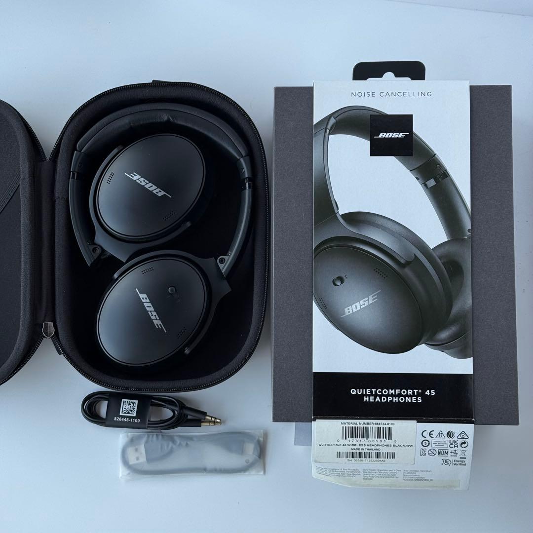 BOSE QC45 ブラック QUIETCOMFORT 45 BLACK