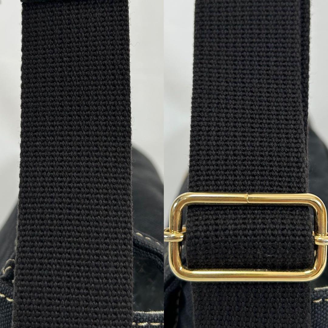 【極美品】ヴィヴィアンウエストウッド ショルダーバッグ キャンバス オーブ 黒