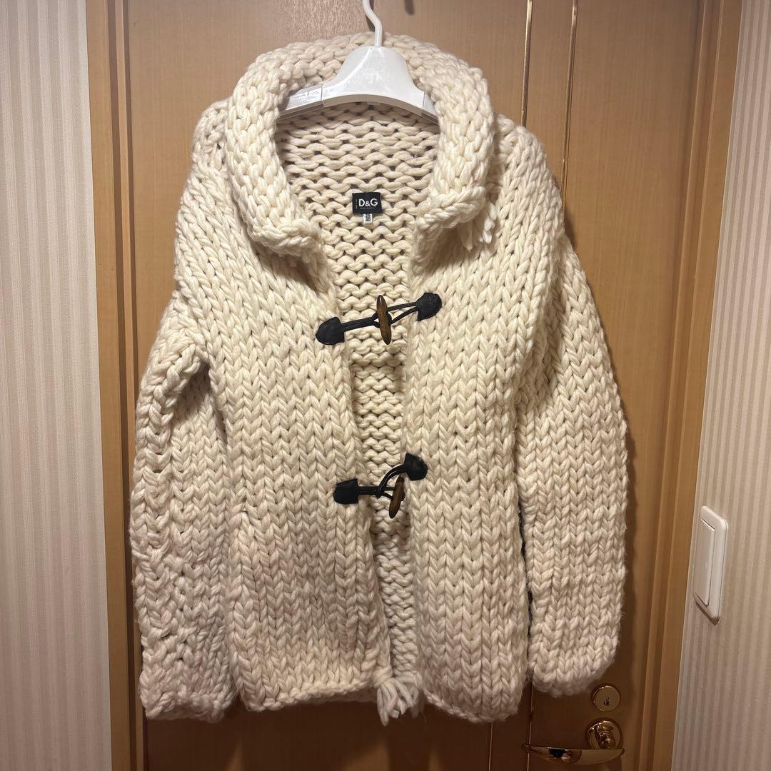 D&G アイボリー ニット　ジャケット　40 ドルチェ&ガッバーナ