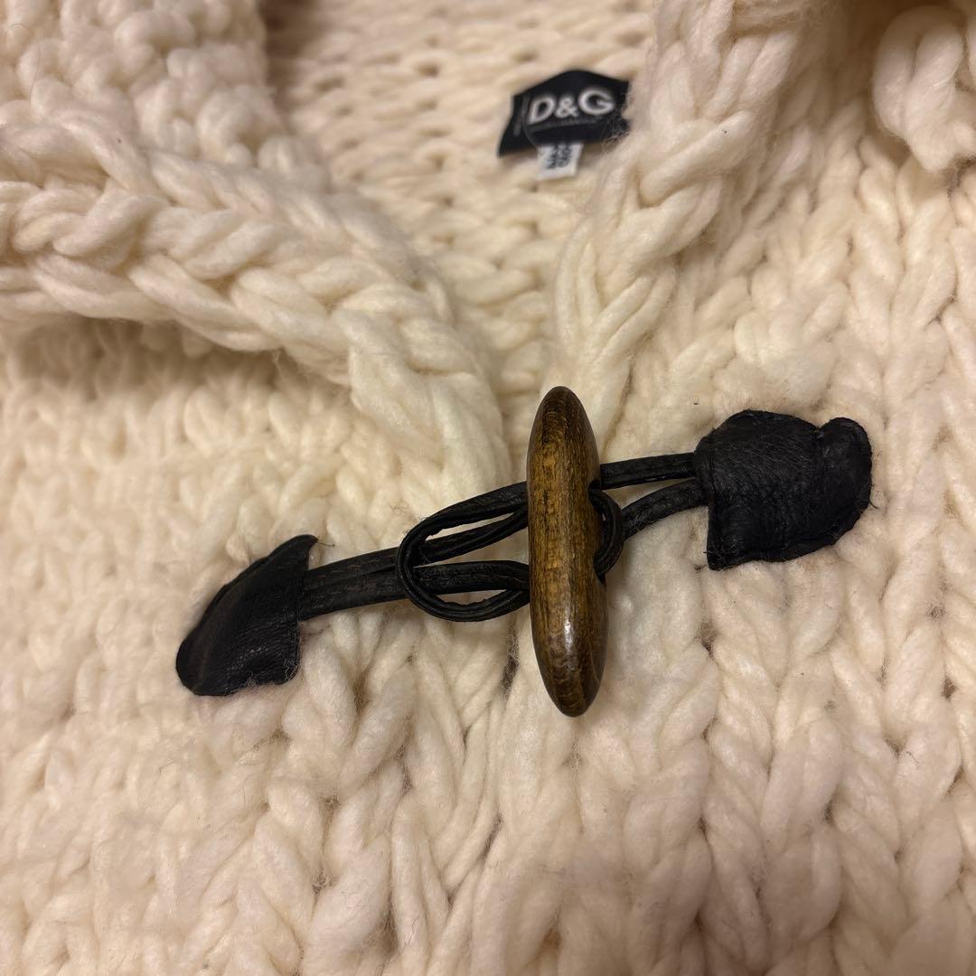 D&G アイボリー ニット　ジャケット　40 ドルチェ&ガッバーナ