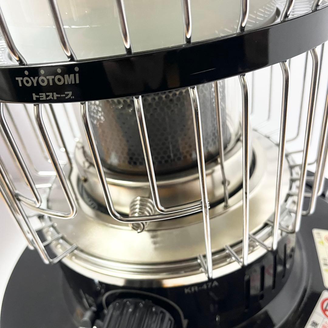 トヨトミ 石油ストーブ KR-47A ブラック 2023年製 TOYOTOMI