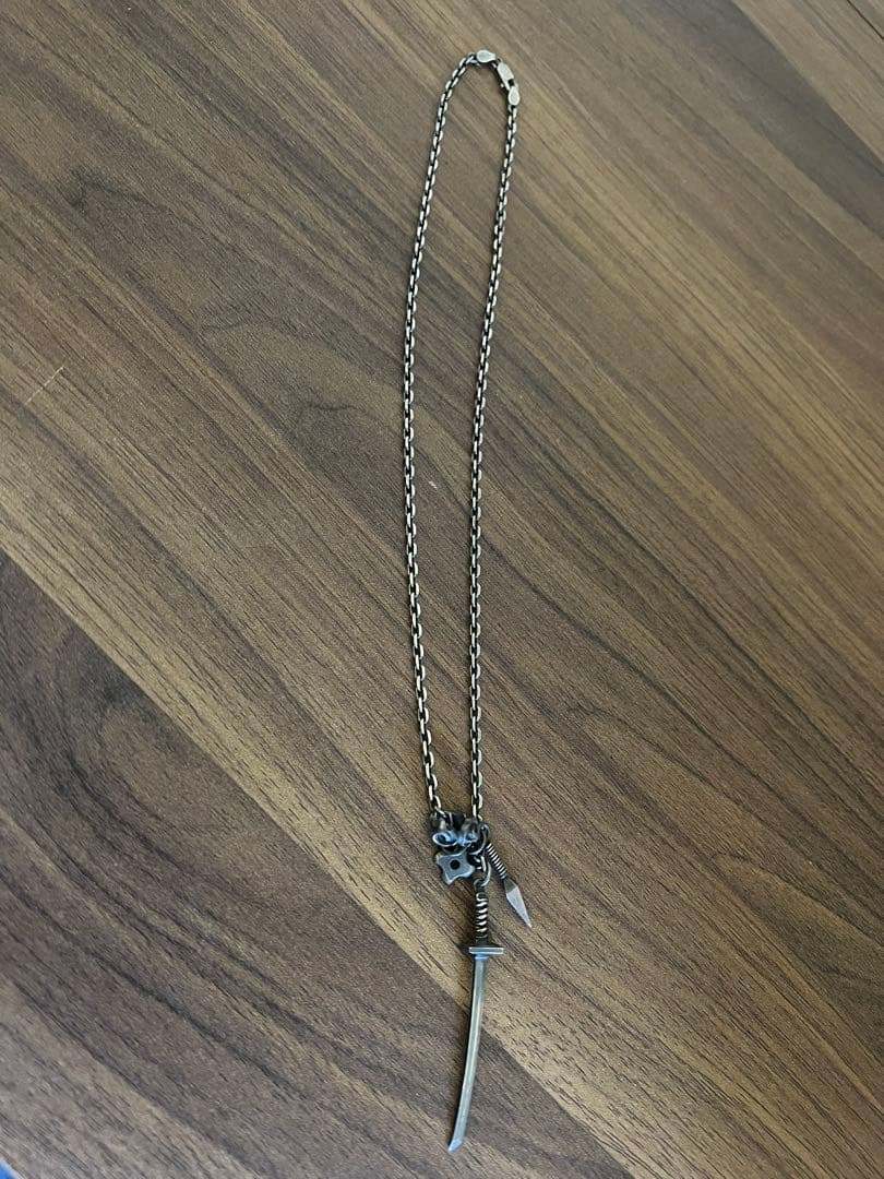 銀の蔵 仁-ZIN- 「忍之一字（にんのいちじ）」 シルバー925 チェーン付