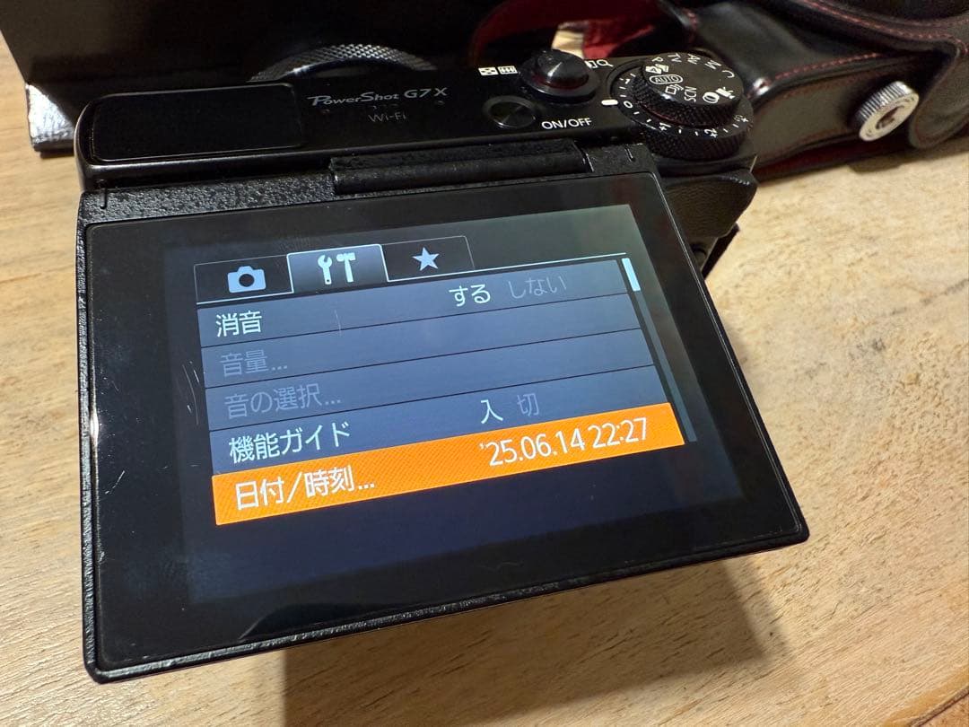 Canon PowerShot G7X 純正レザーケース付