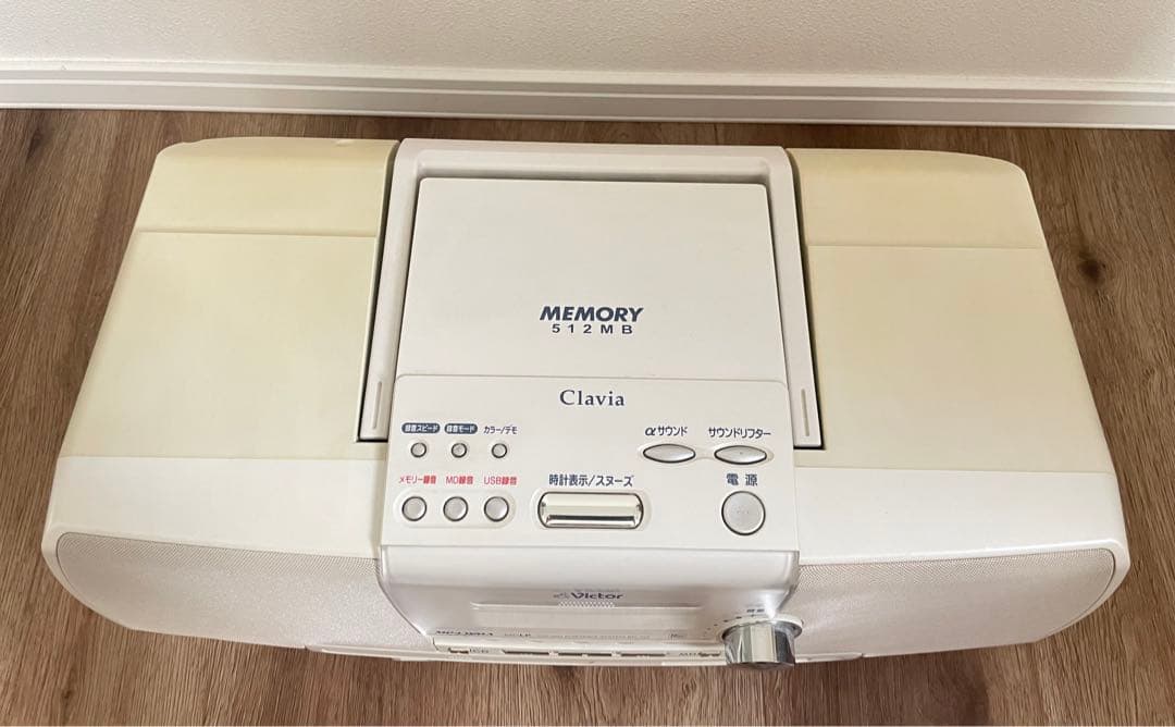 Victor CD・MDプレーヤー　RD-M2-W