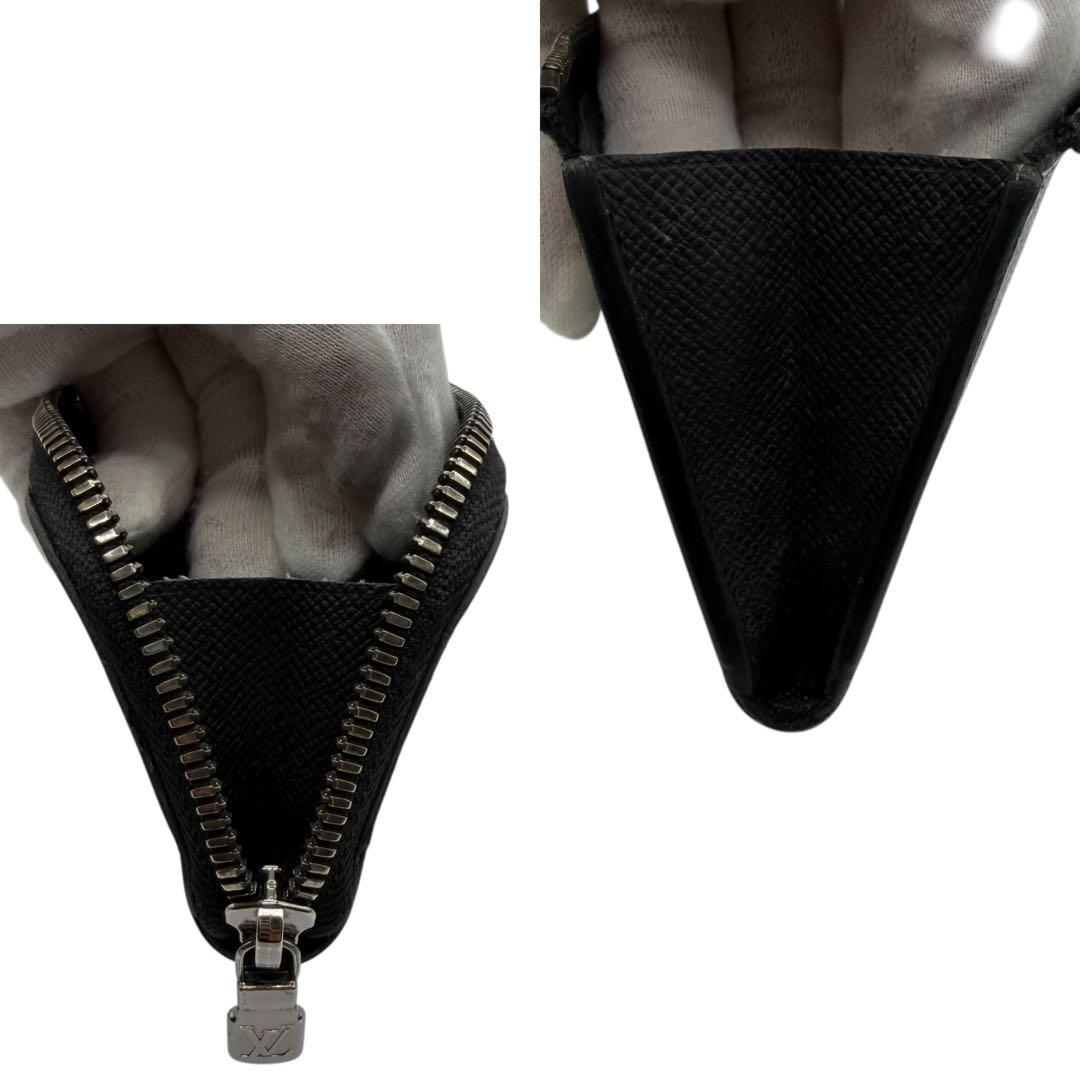 ルイヴィトン　ポルトモネジュール　ラウンドファスナー　モノグラム　エクリプス　黒