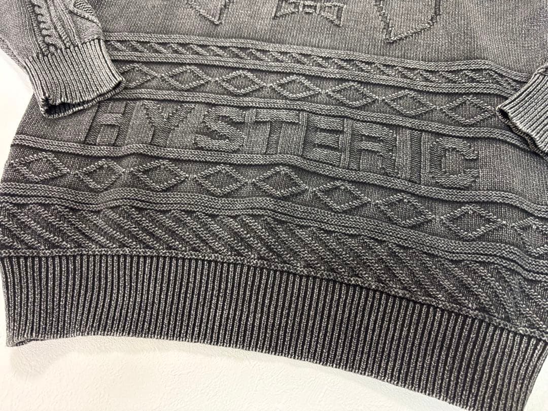 激レア ヒステリックグラマー Original Blues 別注 ケーブルニット