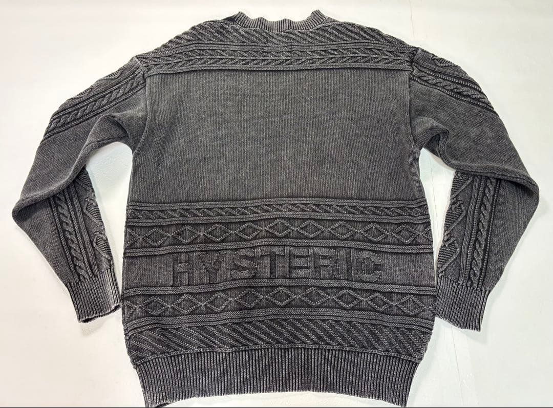 激レア ヒステリックグラマー Original Blues 別注 ケーブルニット