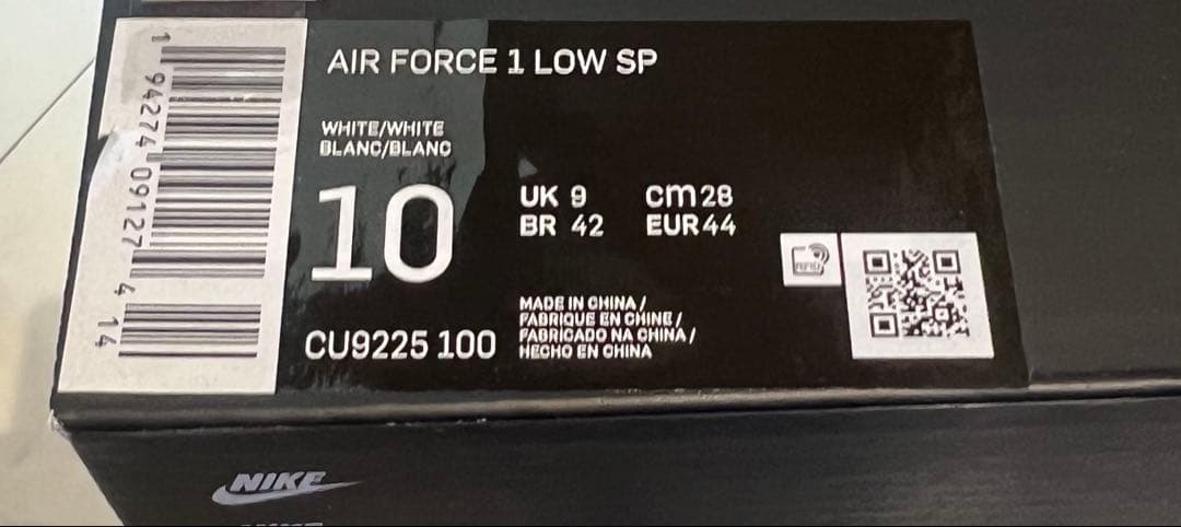 靴 Supreme/Nike Air Force 1 Low 28cm