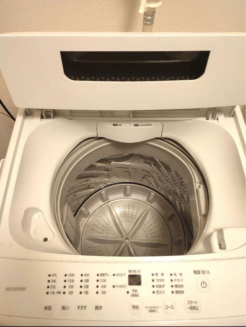 最長6/26発送アイリスオーヤマ 縦型自動洗濯機 IAW-T504 2023年製