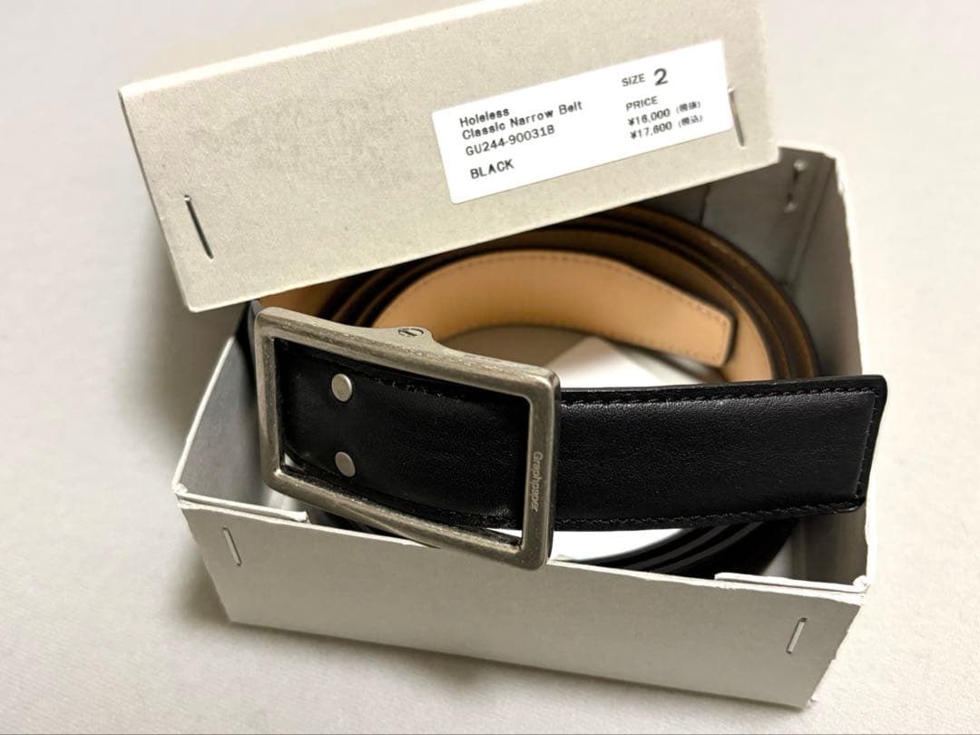 グラフペーパー Holeless Classic Narrow Belt 2