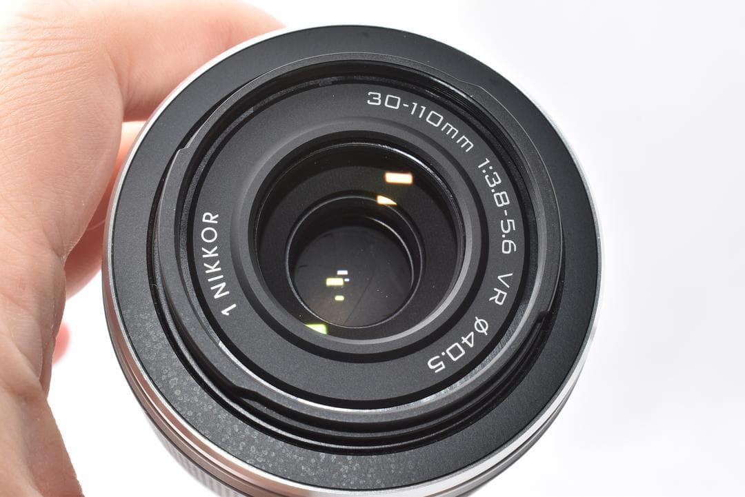 【美品】望遠ズームレンズ 1 NIKKOR VR 30-110mm ホワイト