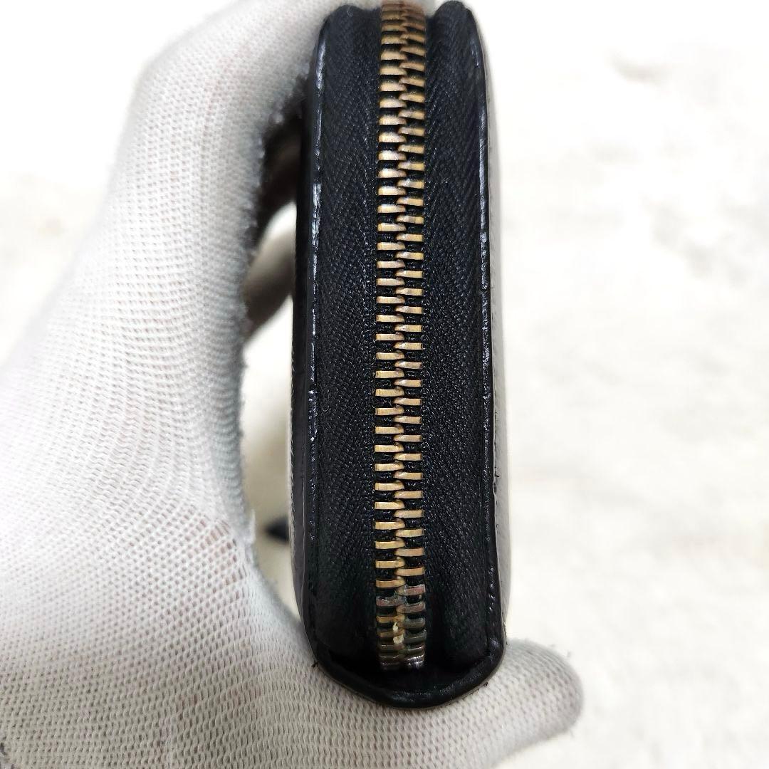グッチ　長財布　ラウンドファスナー　キングスネーク　ブラック　レザー　PVC