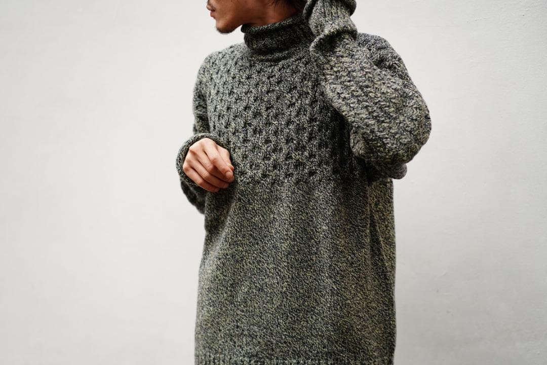 julien david ハイネック ウールニット セーター カシミア