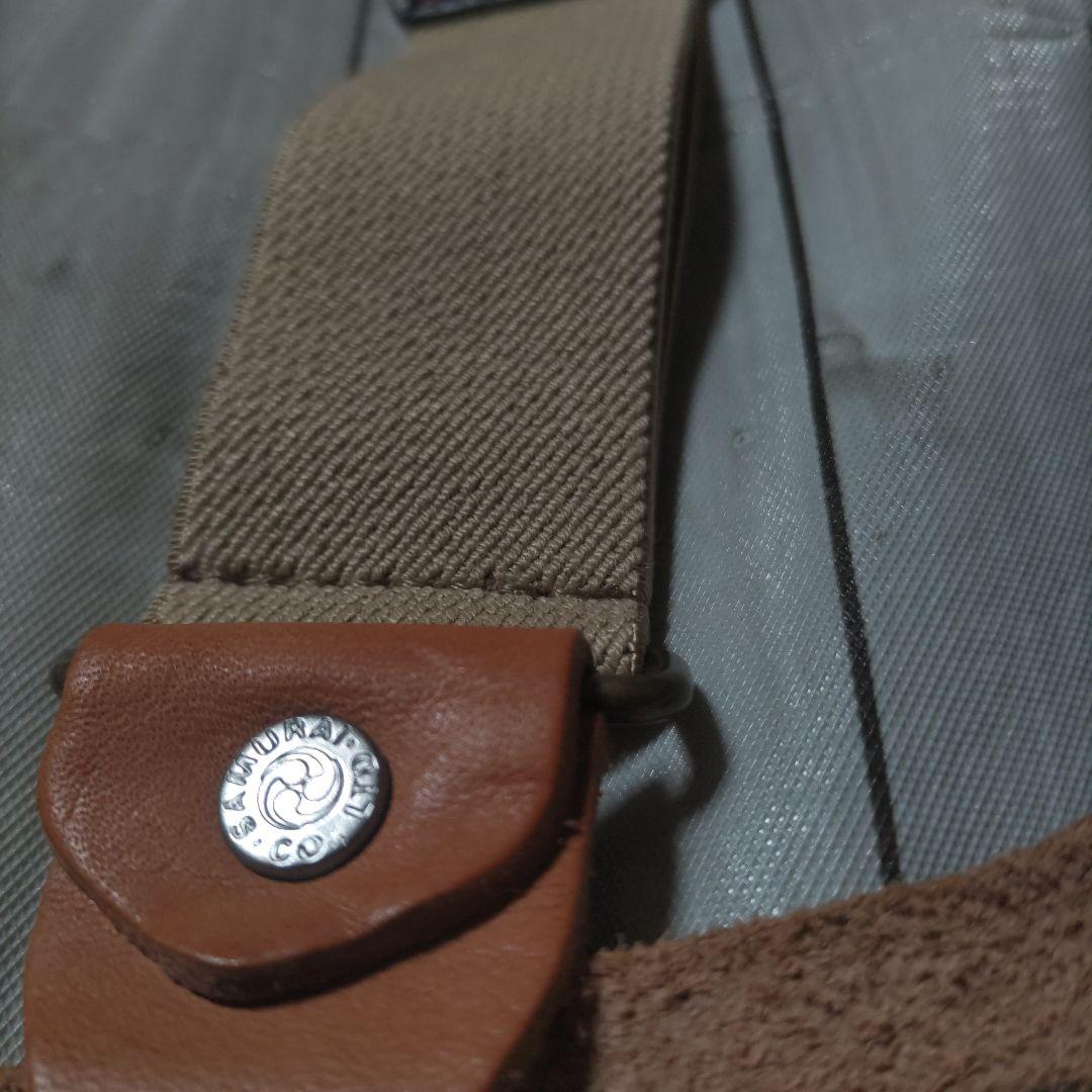 サムライジーンズ　レザーサスペンダー　サスペンダーボタン付ジーンズ用