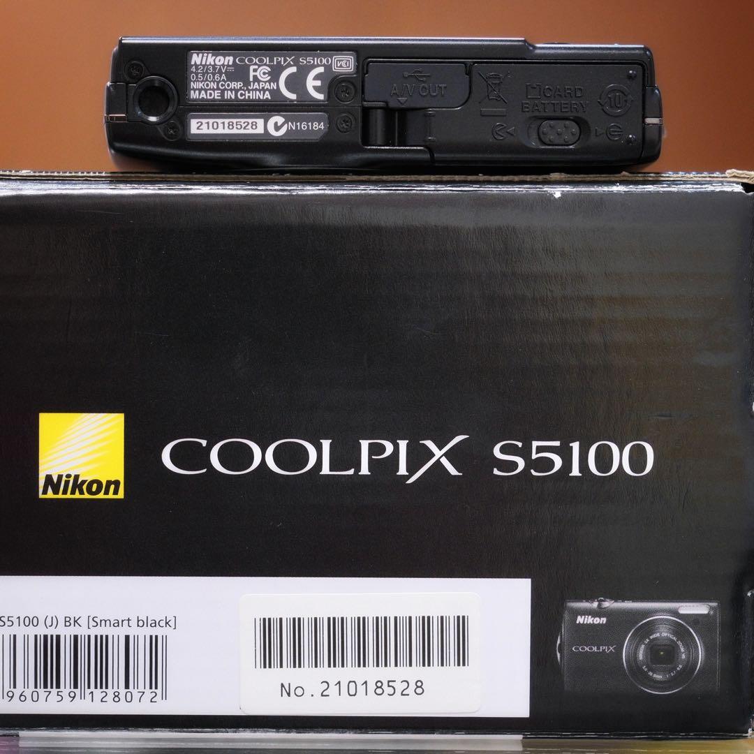 新品同様 名機動作品 平成レトロ CCD Nikon COOLPIX S5100