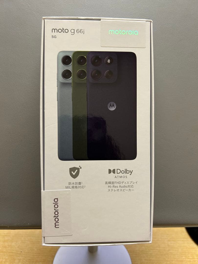 新品未開封 Motorola moto g 66j 5G (Dill)
