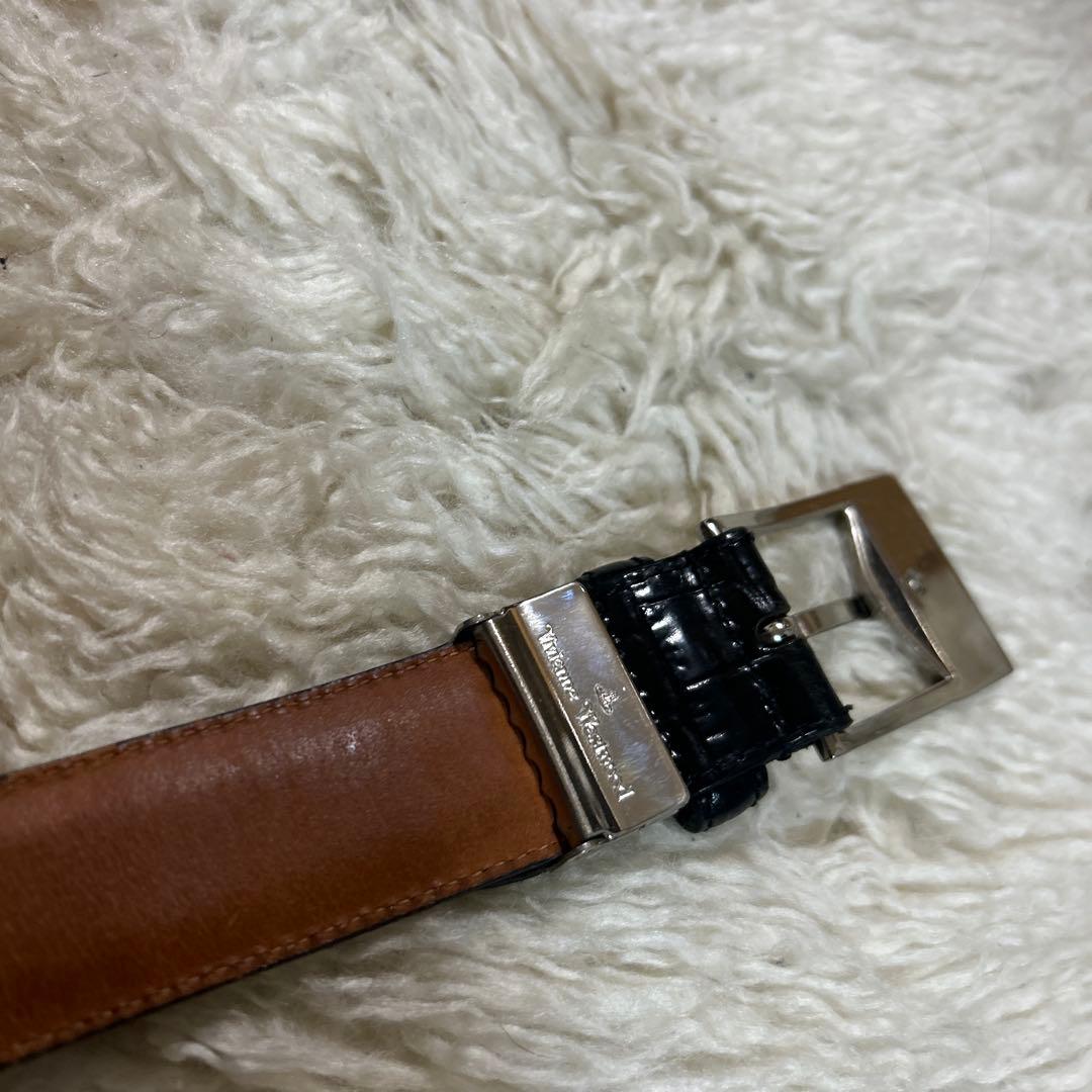 vivienne westwood man レザーベルト オーブ