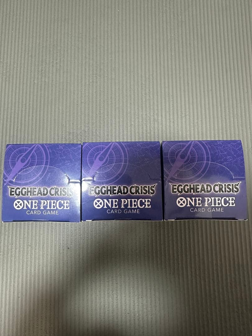 EGGHEAD CRISIS ONE PIECE カードゲーム 3box